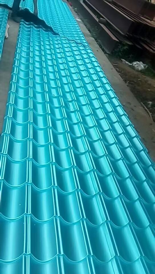 Stone coated metal roof